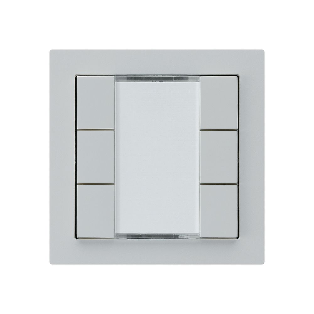UP-Taster kallysto A KNX 6× s/e-link hellgrau