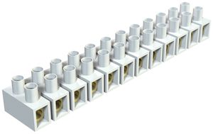 Klemmenleiste Bettermann 12P 25mm² 750V weiss