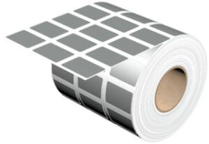 Etikette Weidmüller THM MT30X selbstklebend 30×20mm Polyester silber