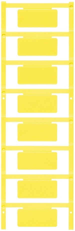 Marcatore per apparecchi Weidmüller MultiCard SM autoadesiva 19×42mm PA66 giallo