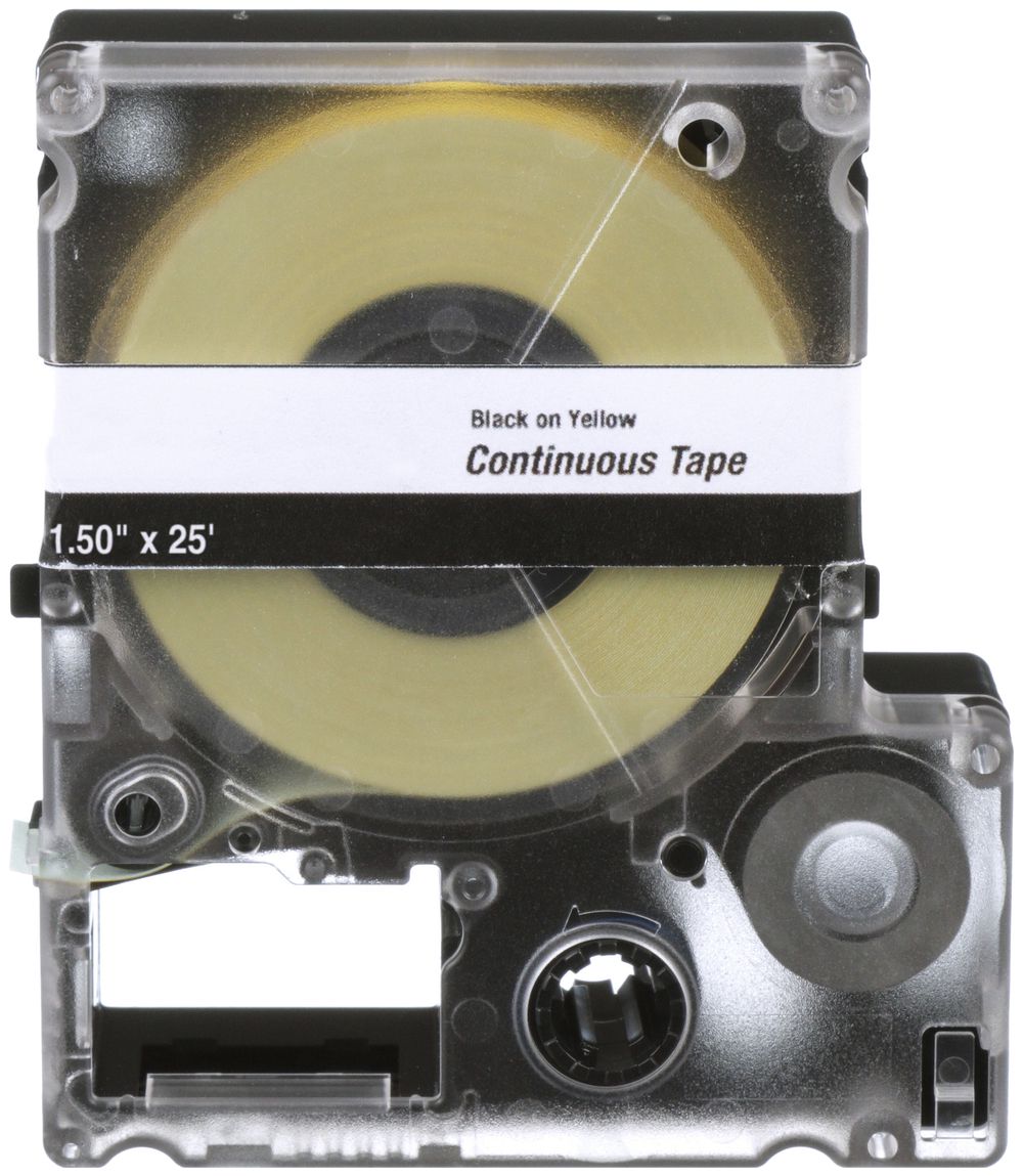 Cassetta di etichette Panduit MP, nastro continuo, 18×7000mm nero su giallo