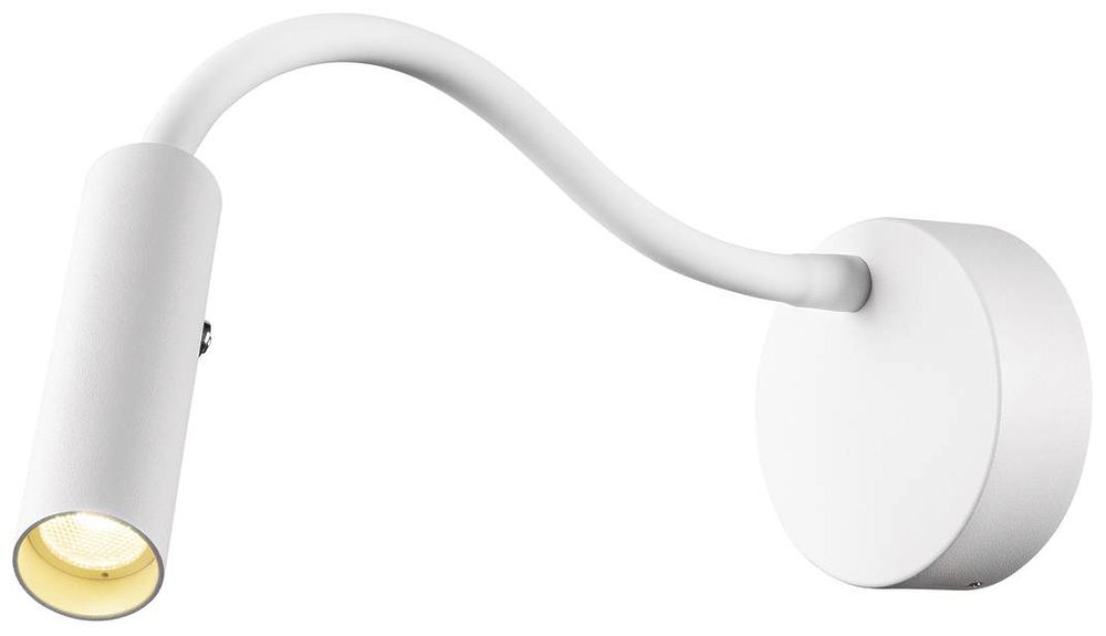 LED-Wandleuchte SLV KARPO GOOSE 5.8W 380lm 3000K Aluminium weiss
