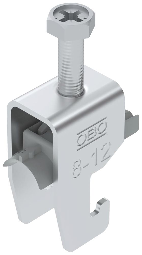 Fixation rapide BET 2056 pied à U matière synthétique 8…12mm 1×câble aluminium