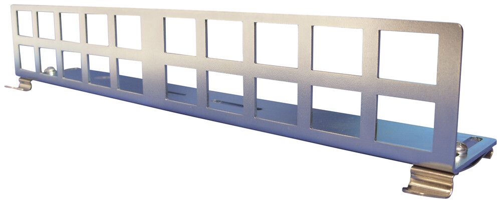 Buchsenträger Keystone 20-fach leer, für DIN-Schiene