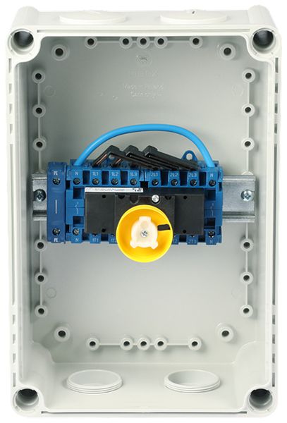 AP-Netzumschalter K&N KG20.T904.STMA 25A 600V 4P 190×280×130mm "1-0-2"