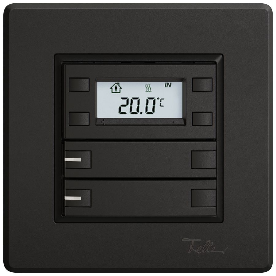 UP-RTH-Taster EDIZIO.liv SNAPFIX® m.RGB-LED 2×Taste 2-Tbed.sz