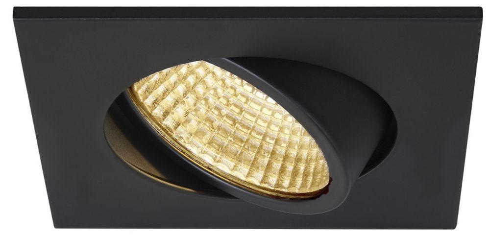 EB-LED-Deckenleuchte SLV NEW TRIA 68 SQUARE 5.3W 300lm 2700K EB-Ø68mm schwarz
