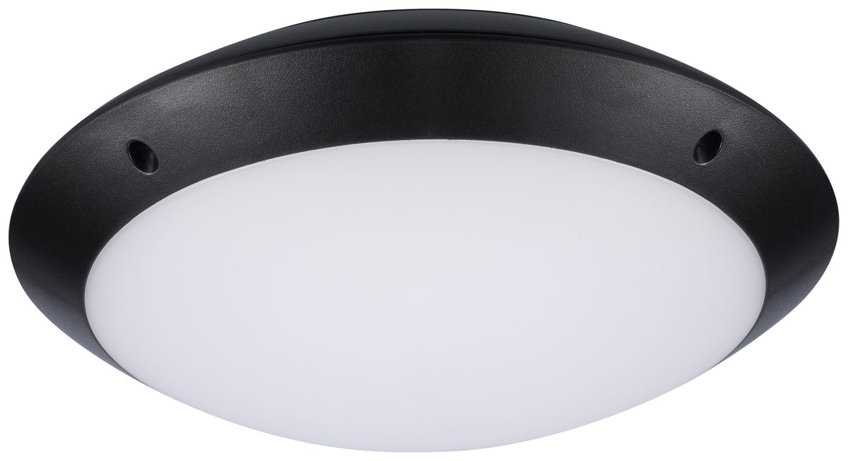 LED-Deckenleuchte Sylvania START SURFACE 12W 1250lm 4000K IP66 DV Ø300mm schwarz