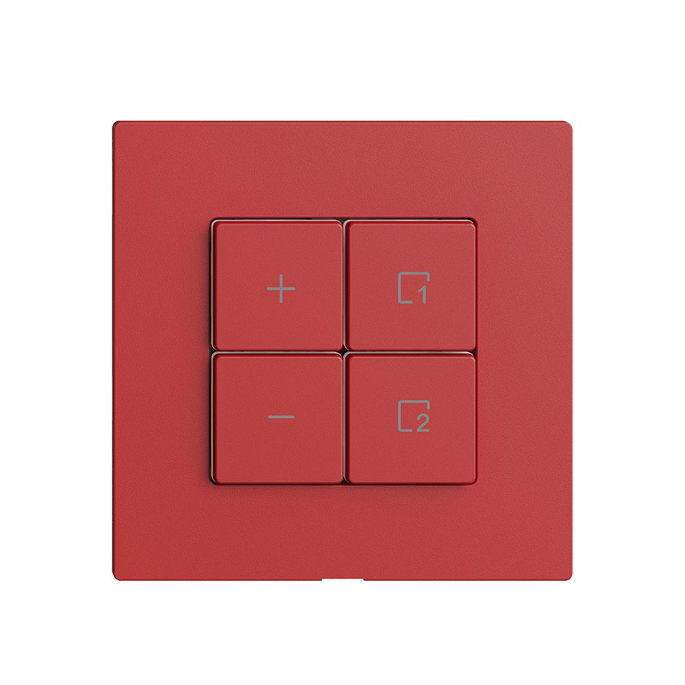 Abdeckset zu Dimmer 1K Szene/4T Edue Wiser berry