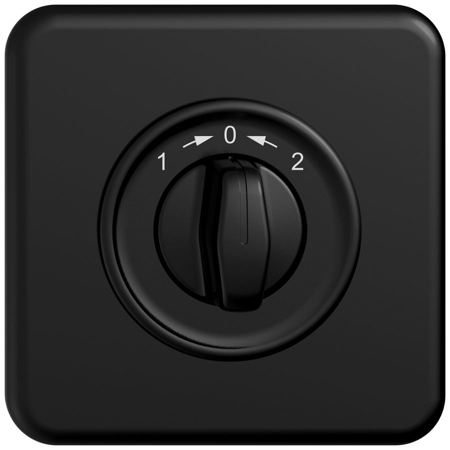 UP-Montageset STANDARDdue SNAPFIX® f.Schwenktaster m.Griff 1 → 0 ← 2 sz