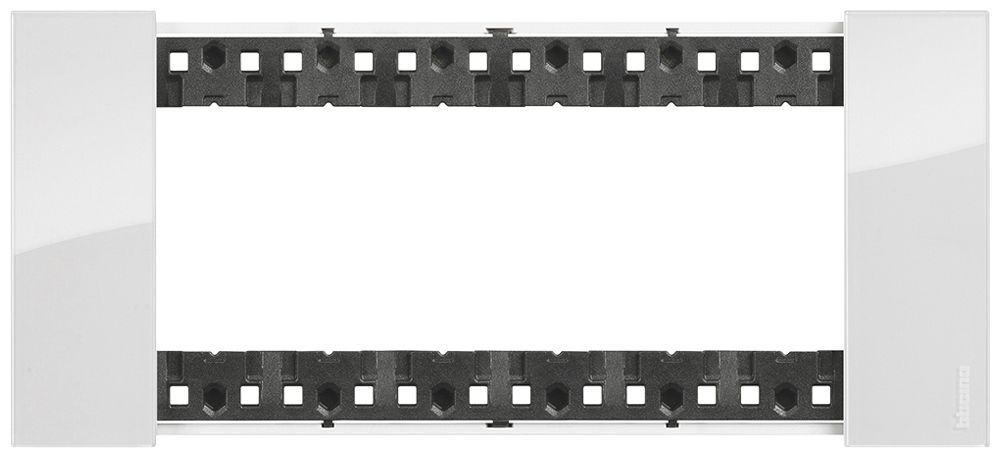 Cadre de recouvrement Living Now 6 modules 192.5×86mm ice