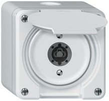 AP-Schlüsselschwenktaster robusto 1P 1NO 20A 250V 86×86mm weiss