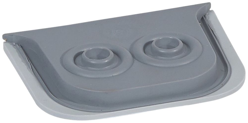 Raccordo 2 uscite 16mm PLEXO grigio