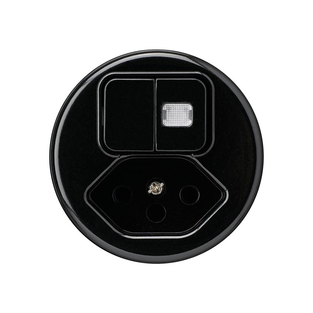 Einsatz zu Leuchtkombination basico 2×A-R/1L+Typ 13 schwarz 1 Linse