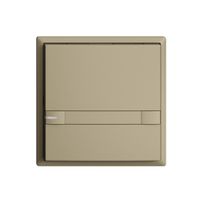 KNX-Taster RGB EDUE, 250mW, m.RGB-LED, m.Papiereinlage, 1×Taste, 2×Tastenb., sa