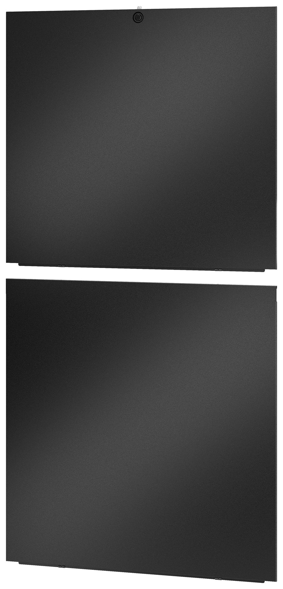 Panneau latéral Easy Rack 42UH profondeur 1000mm divisé noir 2 pièces