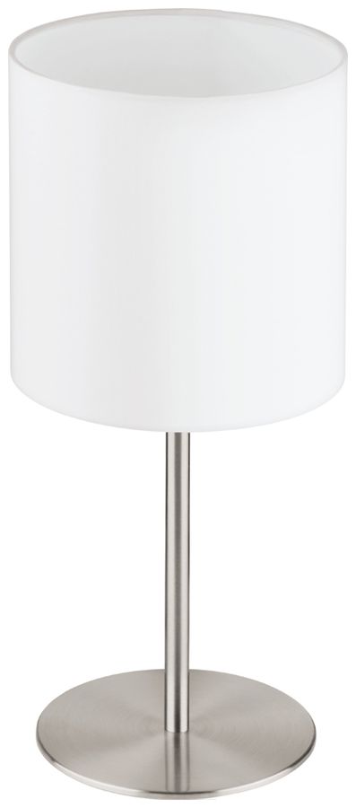 Tischleuchte Eglo PASTERI E27 1×0…60W Nickel