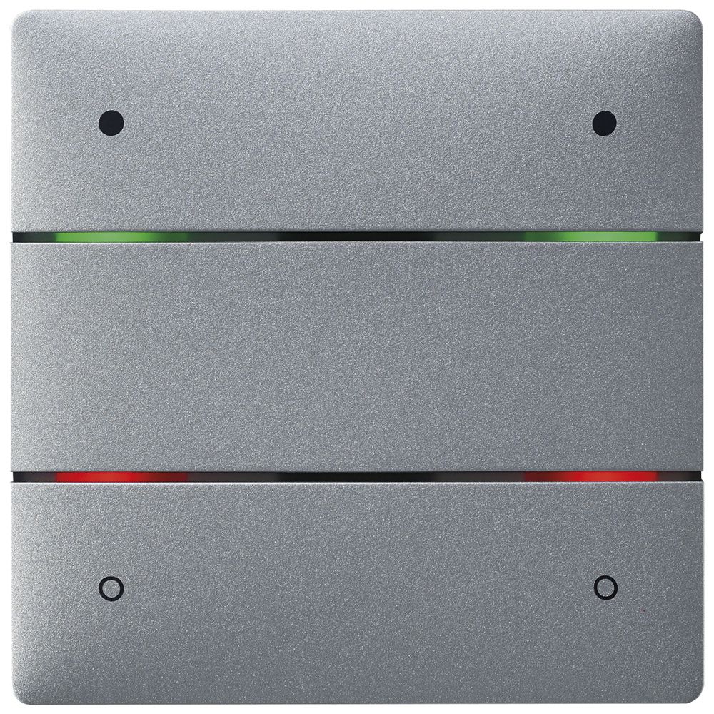 UP-Tastsensor Theben LUXORliving iON4, 4-fach, mit Temperatursensor, silber