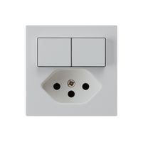 Combinazione INC 2×A-R/1P+T13 grigio chiaro kallysto