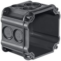 Einlasskasten HSB Weibel Vario SNAPFIX® 70×70×52mm Halogenfrei grau