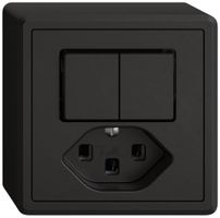 AP-Kombination EDIZIO.liv SNAPFIX® 2×AR+T23 sz