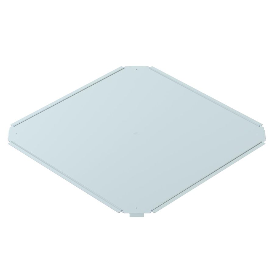 Coperchio BET RKD p.pezzo a croce 500mm acciaio zincato a nastro zinco-alluminio