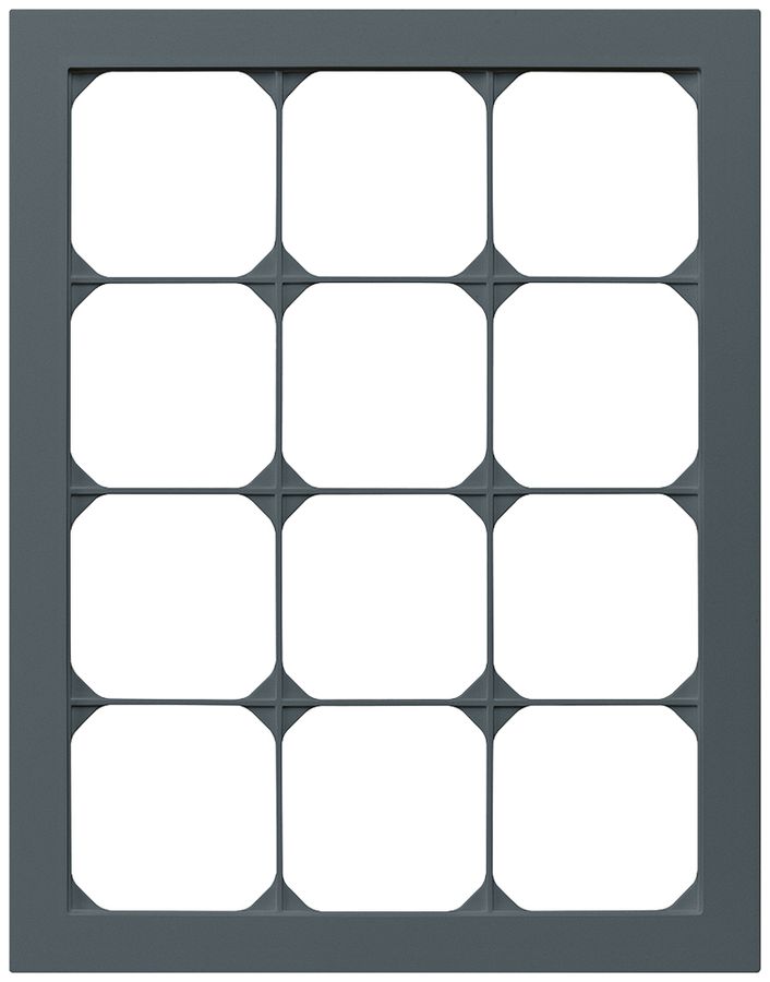 UP-Abdeckrahmen kallysto.pro 4×3 anthrazit 274×214mm