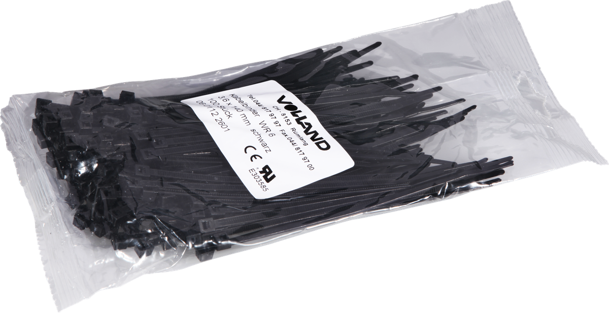 Kabelbinder Ty-Rap TY524MXR 3.6×140mm schwarz