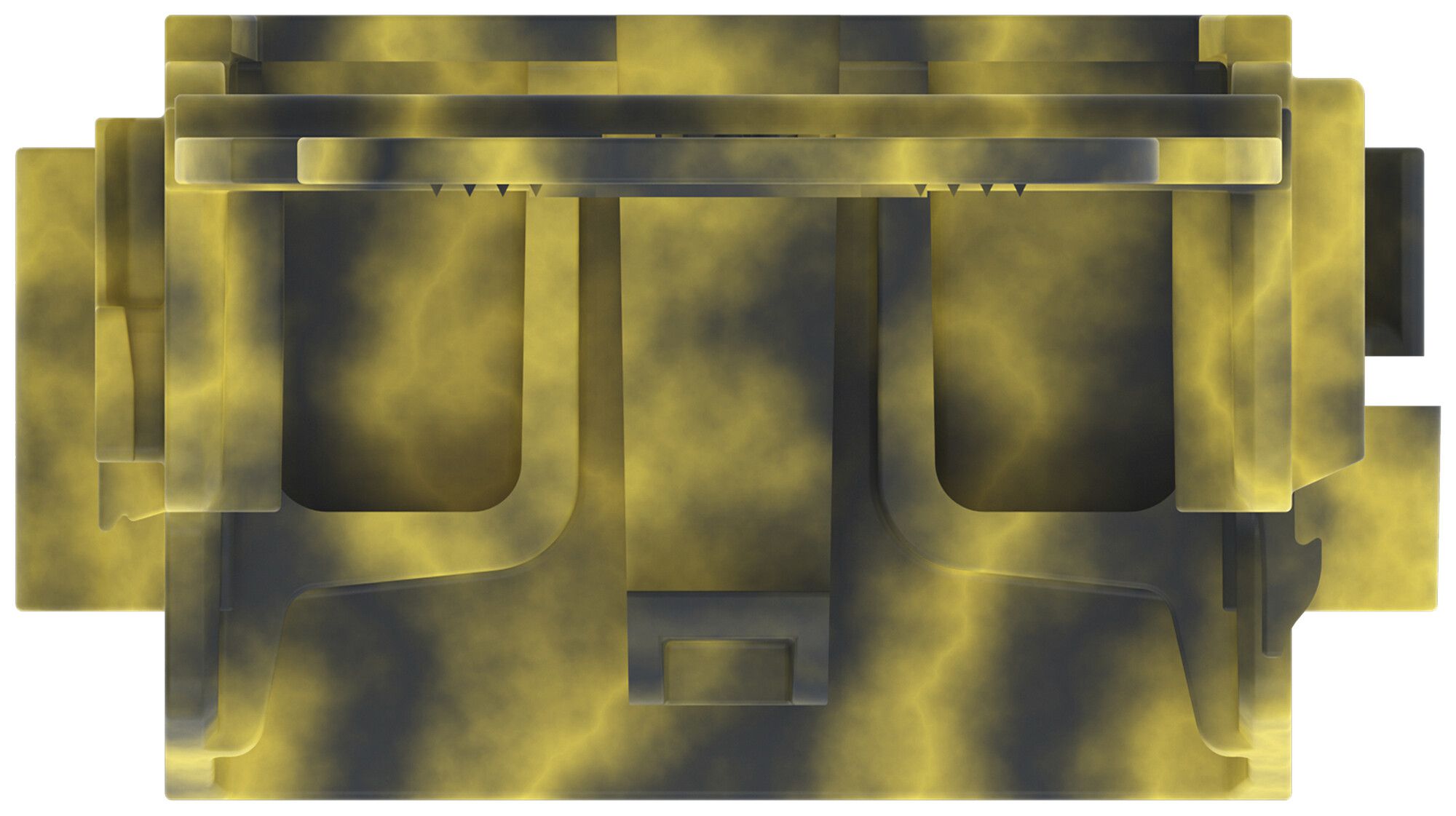 Adaptateur de fixation WAGO 221 avec décharge de traction 10L×4mm² DIN35 gr/jn