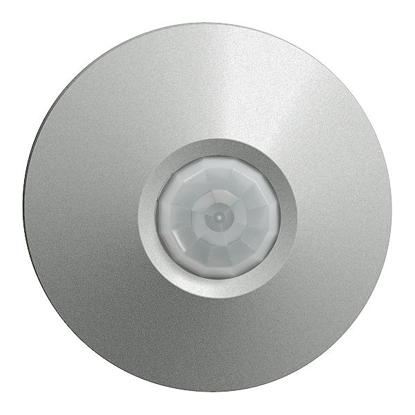 UP-Bewegungsmelder 360° Relais pirios EDIZIOdue Master, rund, silver