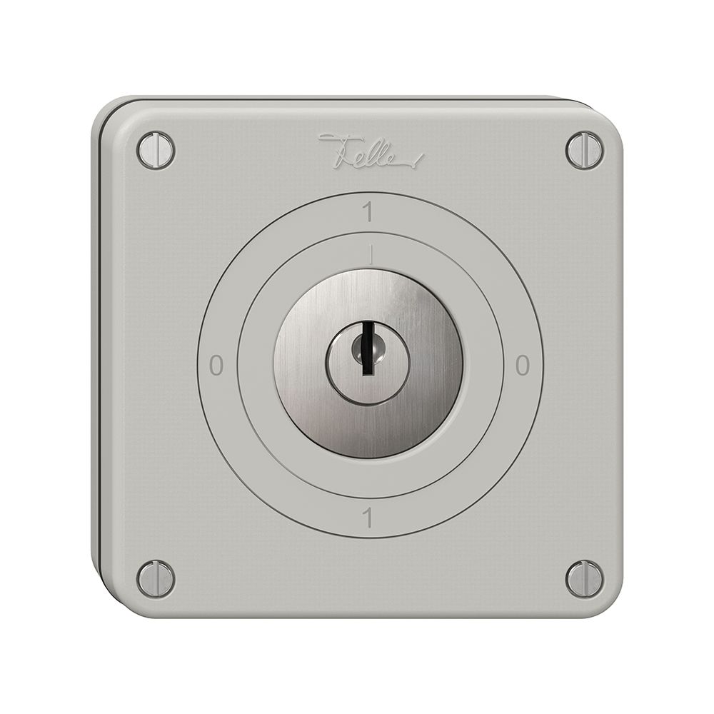 Interrupteur rotatif NUPU NEVO, 0/1L, avec serrure&2 clés, KS, 0-1-0-1, grc