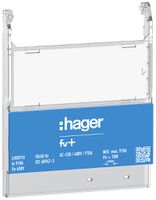 Porte-étiquette de marquage Hager FV+ 121×99×14mm blanc zu 910A