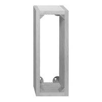 Quadro di montaggio AP FLF 4×2 legno duro laccato