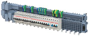 Stecksockel SMISSLINE TP Power Bar System 250A, 8 Module