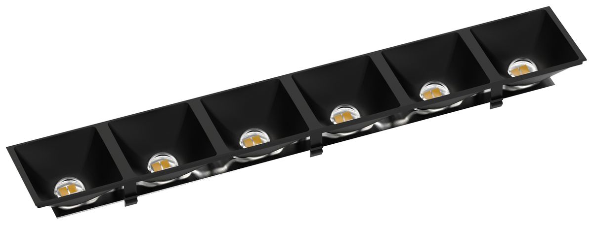 Module réflecteur LED Sylvania Otao Linear 3000/4000K 80° 285×50mm noir 4 pcs