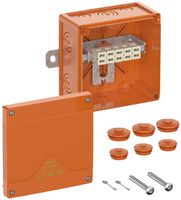 Scatola di derivazione AP Spelsberg WKE 4 Duo 5×6mm² E90 150×150×85mm IP66 ar