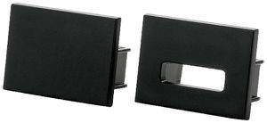 Endkappe SG StripLine 16×22×12mm Kunststoff schwarz 2 Stk