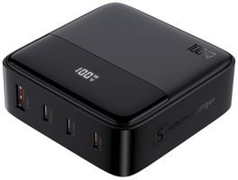 Presa di carica USB apparecchio da tavolo 1×USB-A 3×USB-C 75×30×75mm