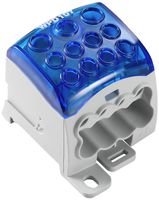 Blocco di distribuzione WM WPD 107 1P 270A 1×ingr 10×usc 1.5…35mm² 1.5…95mm²