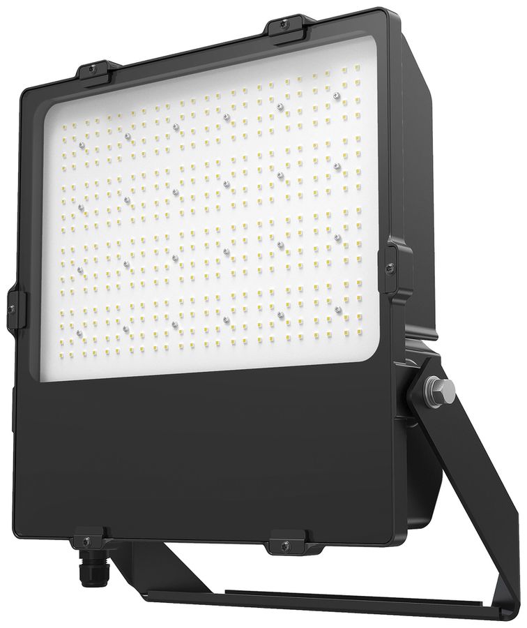 Projecteur LED DOTLUX LENSplus 300W 40585lm 3000K IP66 60° 499×410mm noir