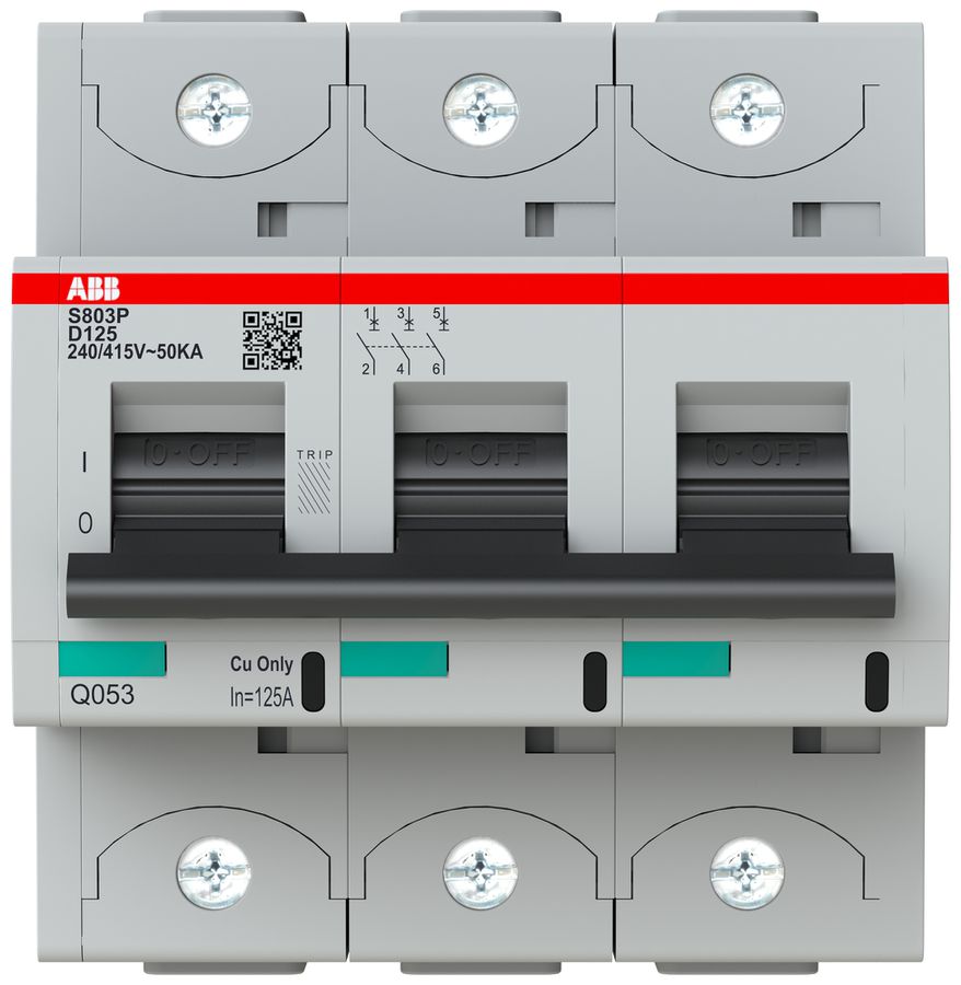 Leitungsschutzschalter ABB S803P-D125 3P 400V D-125A 50kA 5TE