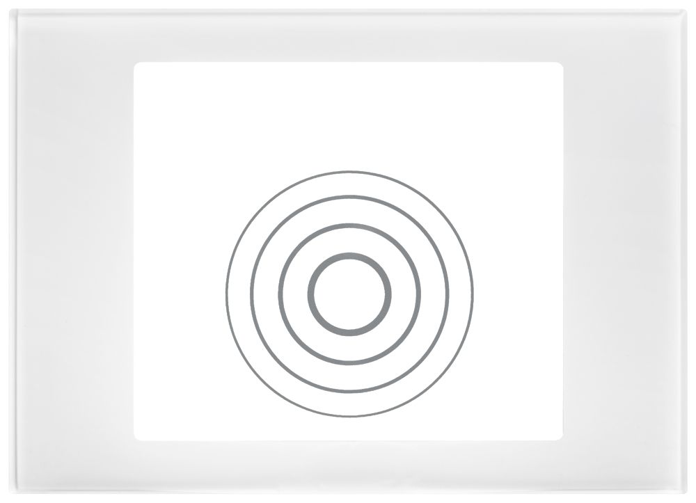 Placca frontale per modulo lettore transponder Urmet Alpha, IP55, bianco