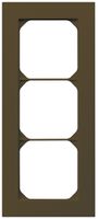 UP-Abdeckrahmen kallysto.pro 3×1 braun 94×214mm