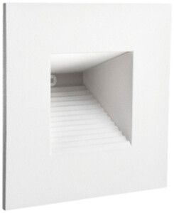 Applique LED INC SG Capella 2W 60lm 3000K VAR 90×90mm blanc