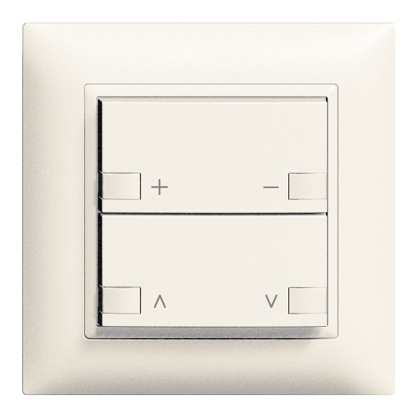 Frontset Dimmer Motor 2K/2T ZEP EDIZIOdue weiss