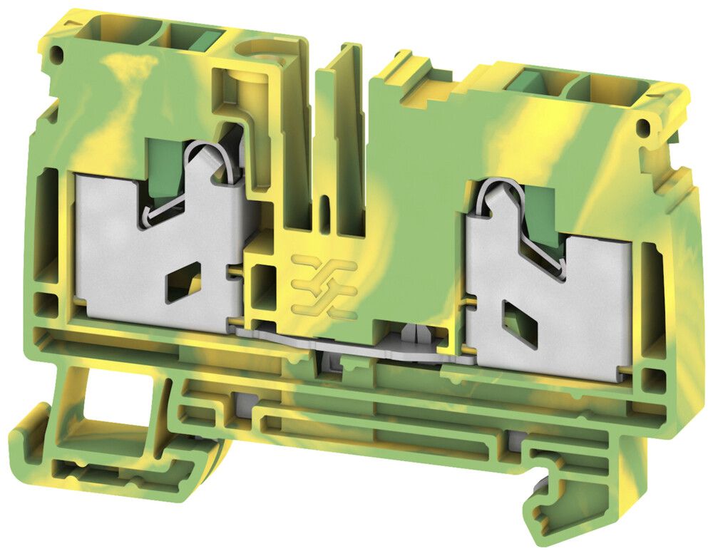 Borne de terre joignable 0.5…6mm² TH35/G32 vert-jaune