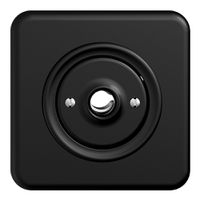 UP-Anschlussdose STANDARDdue schwarz ohne Klemmeneinsatz