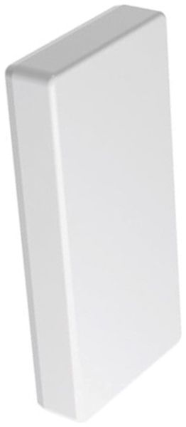 Endstück HF 60×40mm Kunststoff weiss IP3X