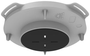 Elemento frontale Spotbox Mini Flex Ø90mm per calcestruzzo a vista grigio