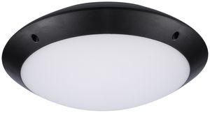 LED-Decken-/Wandleuchte START SURFACE Ø350×111mm 14.5W 1450lm 830 IP66 schwarz